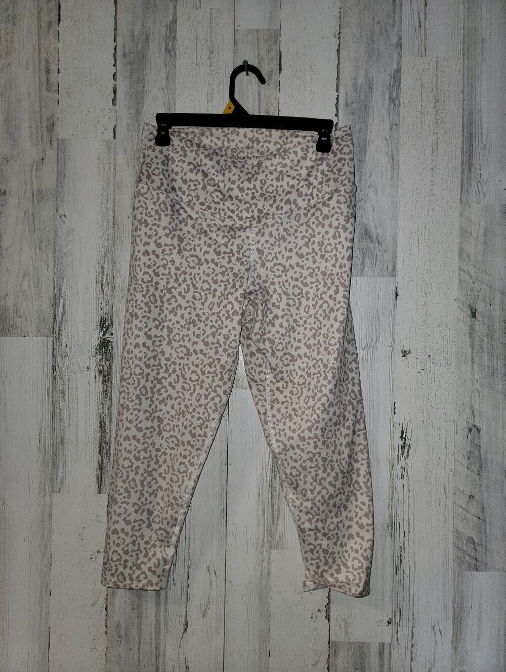 Evolution and Creation Neutral Leopard Print Leggings